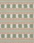 Ikat Striper Paxton James Hare Sengegavl Headboard Green Pink