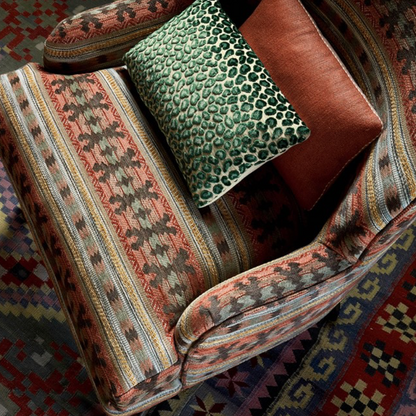 Chair upholstered in Dorian by Colefax and Fowler