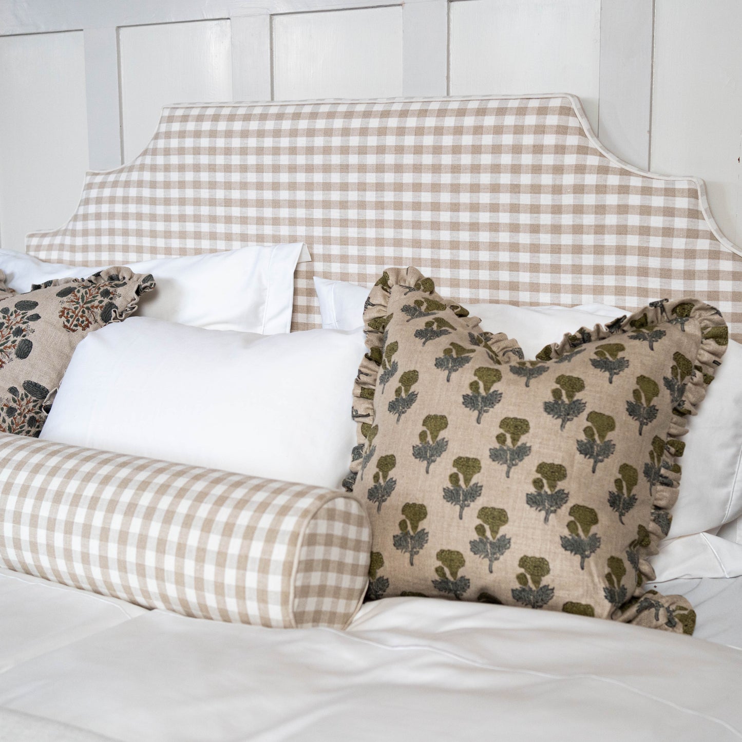 Minack Check Headboard