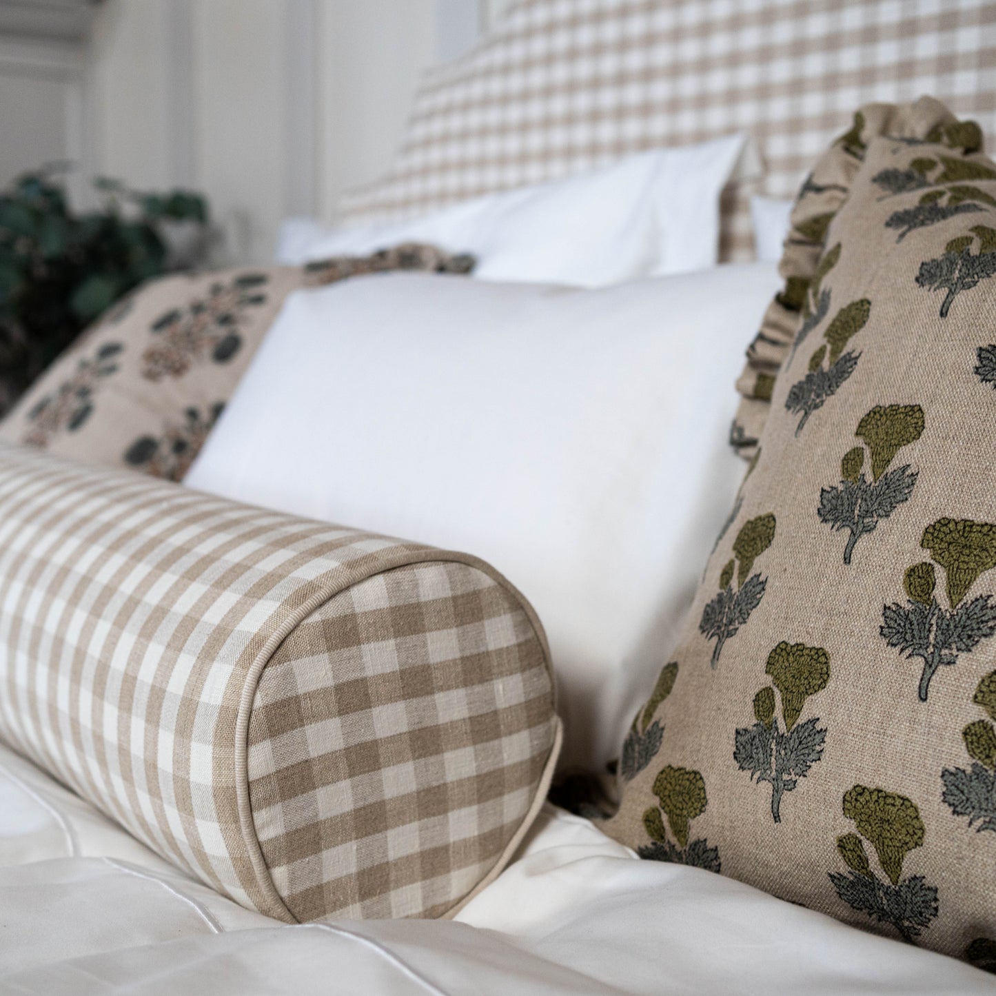 Minack Check Headboard
