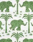 Elephant Velvet Thibaut Green Fabric