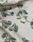 Colefax linen greenacre fabric for beach house bedroom