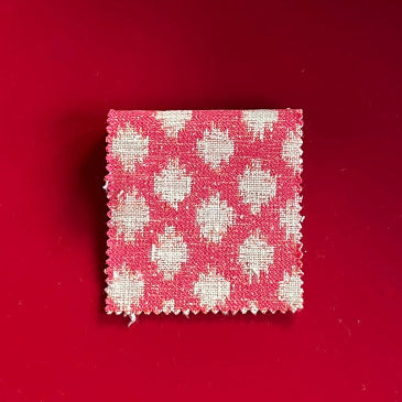 Juno frabric from Jane Churchill in red 