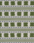 Ikat Striper Paxton James Hare Sengegavl Headboard Green Blue