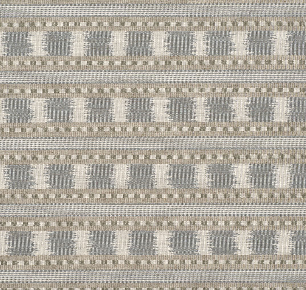 Ikat Striper Paxton James Hare Sengegavl Headboard Paxton Grey Natural