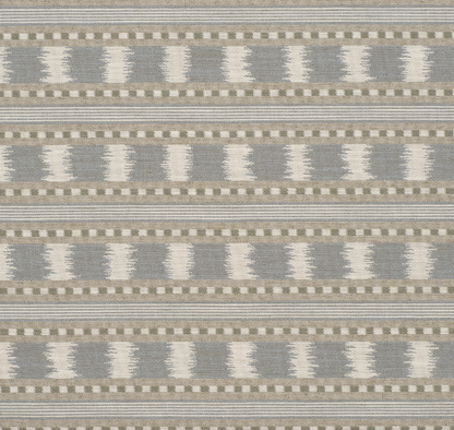 Ikat Striper Paxton James Hare Sengegavl Headboard Paxton Grey Natural
