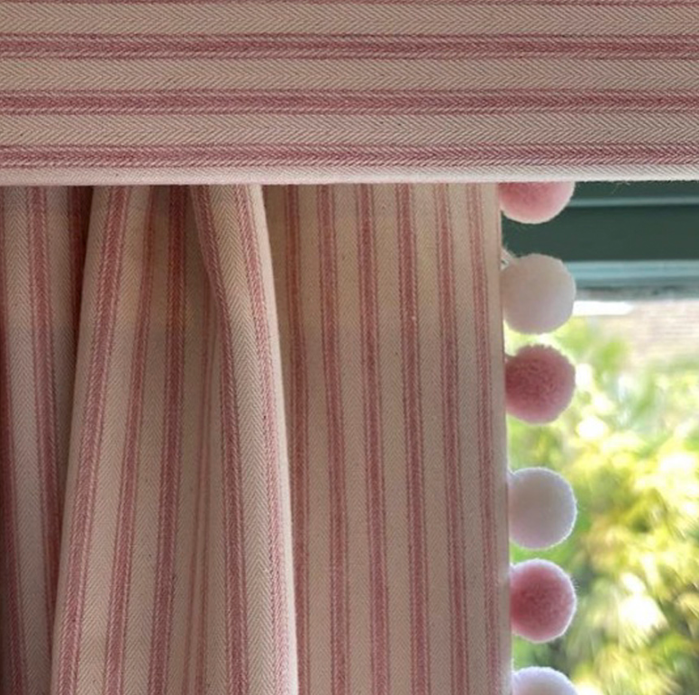 Ticking Stripe Sengegavl